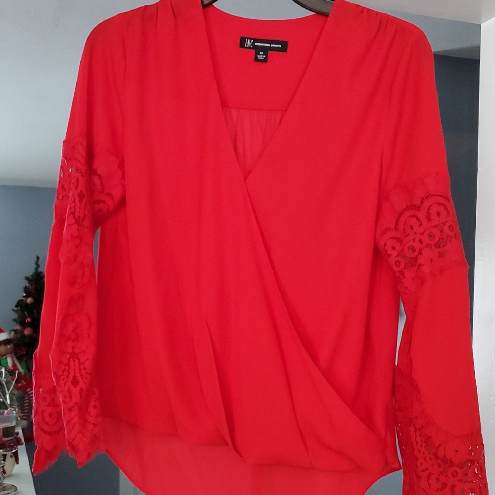 Beautiful Red Blouse